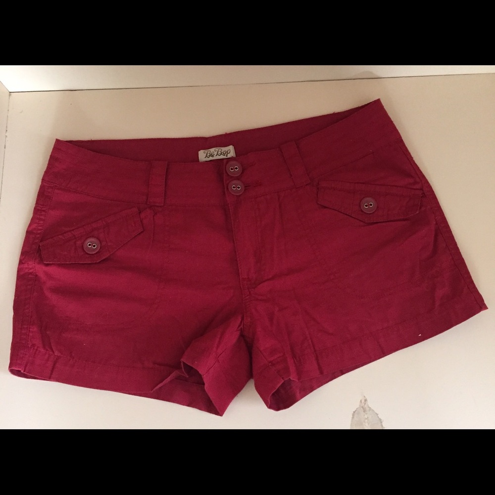 COPY - Sailor style red cotton shorts size 11